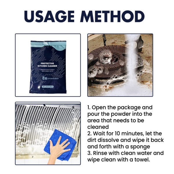 Heavy-Duty Kitchen Cleaning Powder