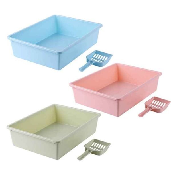 Large Square Cat Litter Tray Toilet