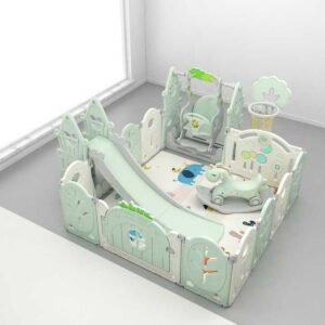 MIGO Bear Foldable Play Yard Fence