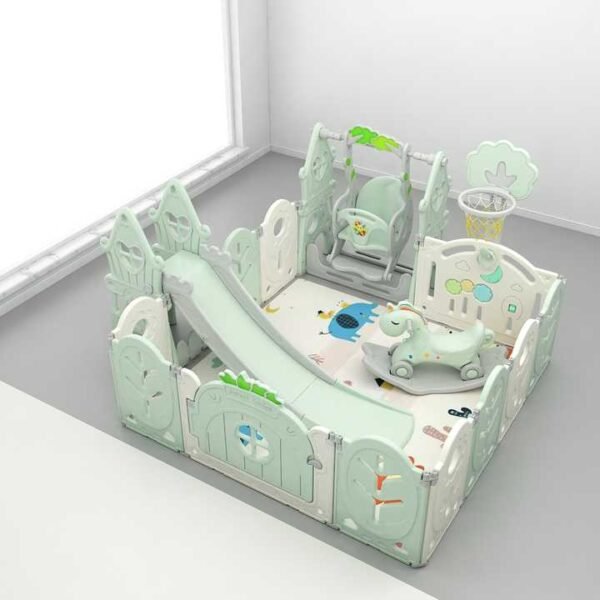 MIGO Bear Foldable Play Yard Fence