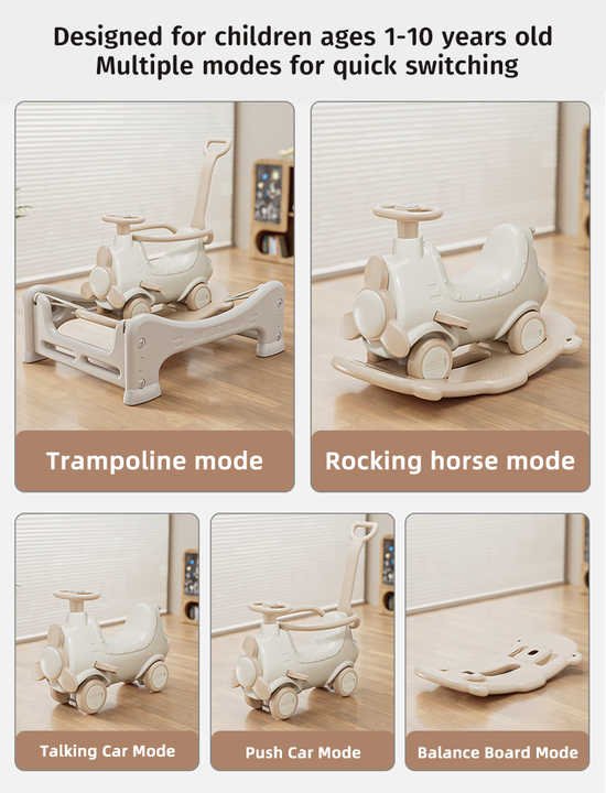 MIGO Bear Kids Airplane Rocking Toy