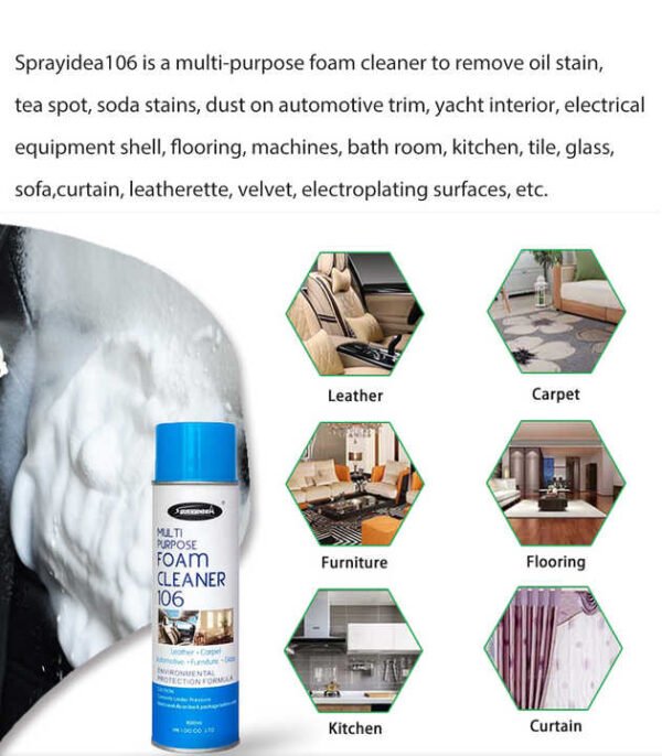 Eco-Friendly Aerosol Foam Detergent