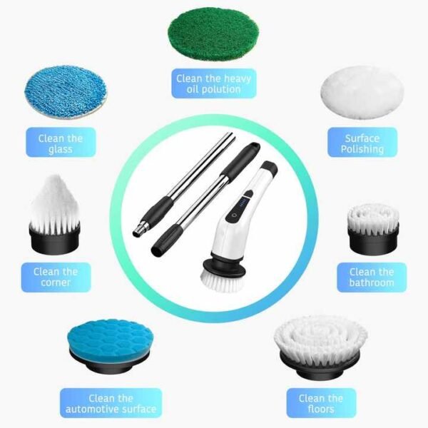 Electric Spin Scrubber Cleaning Brush