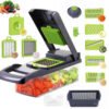 Fruit Mandoline Slicer Machine Multifunctional 16 in 1 Food Cutter Kitchen Vegetable Cutter Potato Cutter
