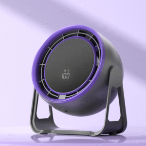 USB Mini Hand Fan with LED Display