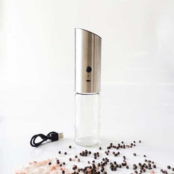 Electric Pepper Mill with Glass Jar