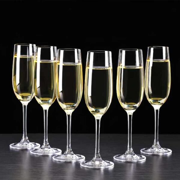 Classic Transparent Champagne Flutes Glasses
