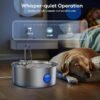 Stainless Steel Pet Water Fountain Set