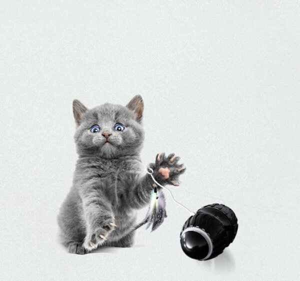 Automatic Running Cat Teaser Toy