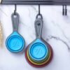 Collapsible Silicone Measuring Spoon Set