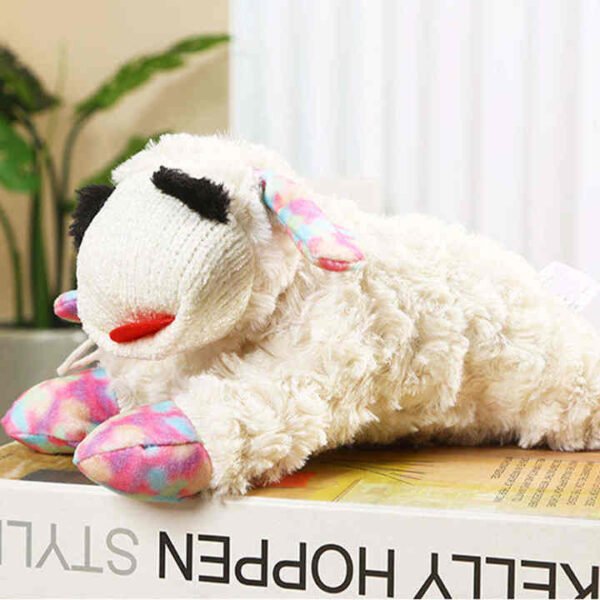 Plush Lamb Squeaky Dog Toy