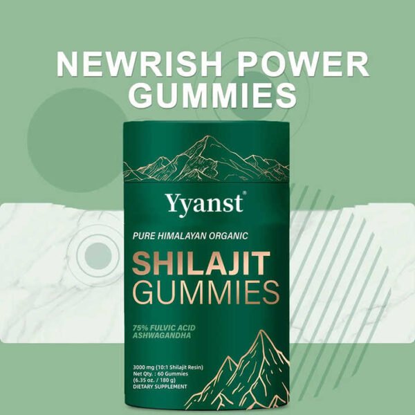 Vegan Shilajit Mineral Supplement Gummies