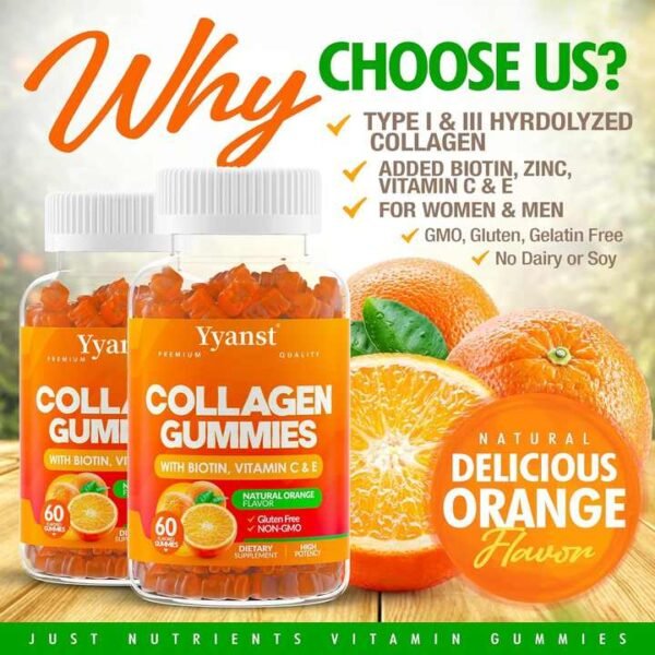 Natural Collagen Gummies for Skin & Joints