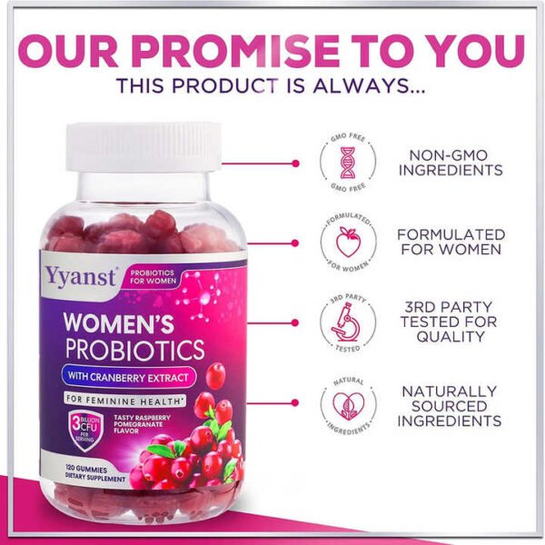 Women's Probiotics with Cranberry Gummies