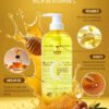Factory Honey Vitamin C Organic Shower Gel Cleaning Exfoliation High Bubble Body Wash Liquid Private Label