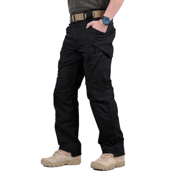 Cargo Pants Men Outdoor Waterproof Elastic Hiking Hunting Trousers Casual Multi Pocket Pants Male Work Jogger Plus Size