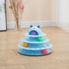 Interactive Cat Tower Turntable Toy