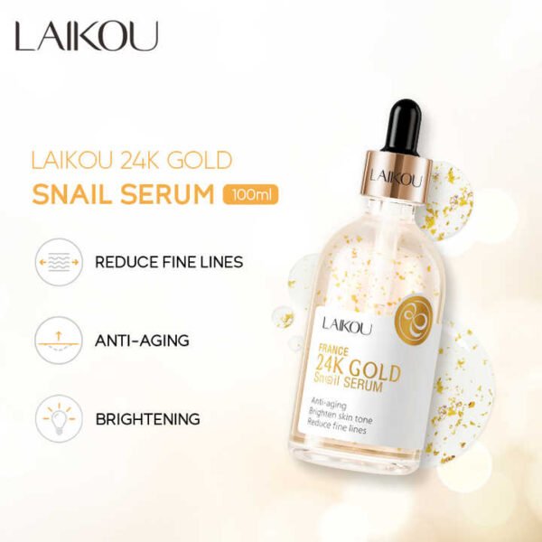 LAIKOU 24K Gold Snail Serum
