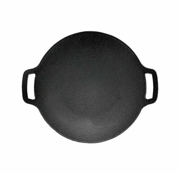 Cast Iron Round BBQ Grill Pan