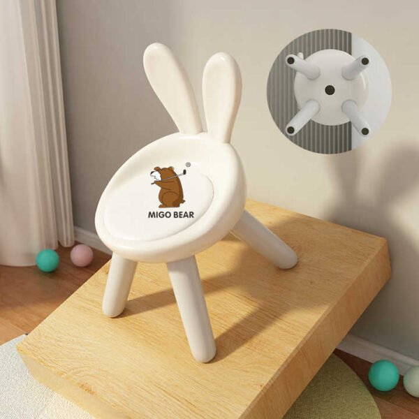 MIGO BEAR Kids Plastic Chair Stool