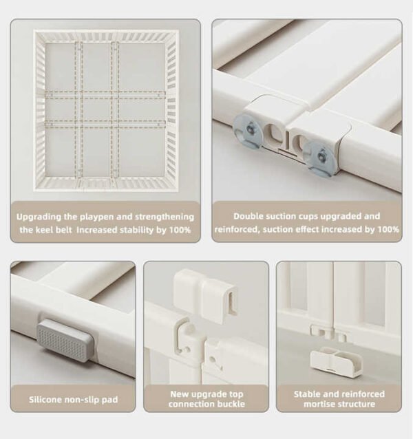 MIGO Bear Kids Playpen Storage Set