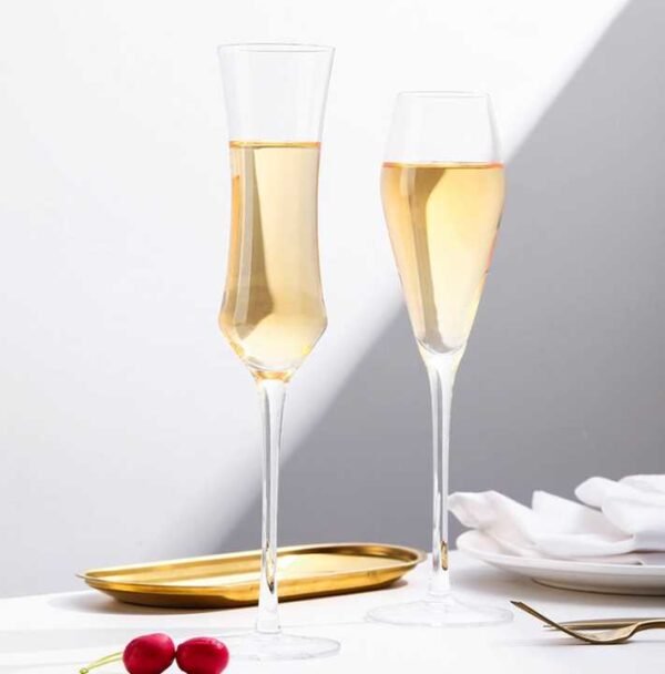 Classic Transparent Champagne Flutes Glasses