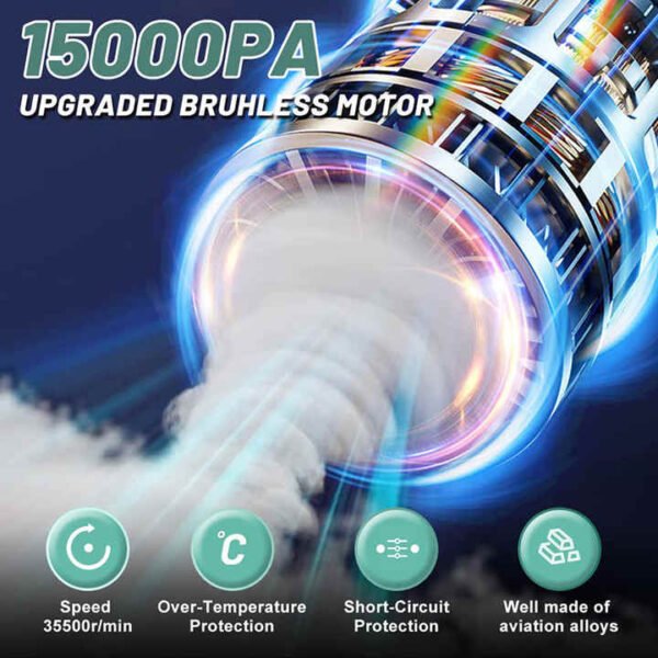 Cordless Car Vacuum Cleaner Set