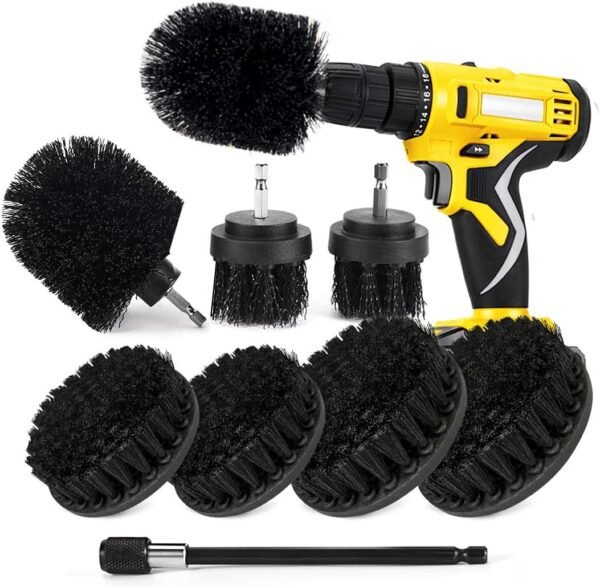 Electric Drill Cleaning Brush Set