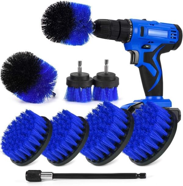 Electric Drill Cleaning Brush Set