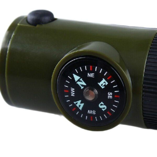 Multifunction Survival Whistle Compass Tool