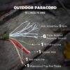 Survival Paracord Fire Starter Rope