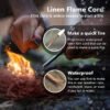 Survival Paracord Fire Starter Rope