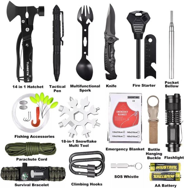 Outdoor Emergency Survival Camping Kit