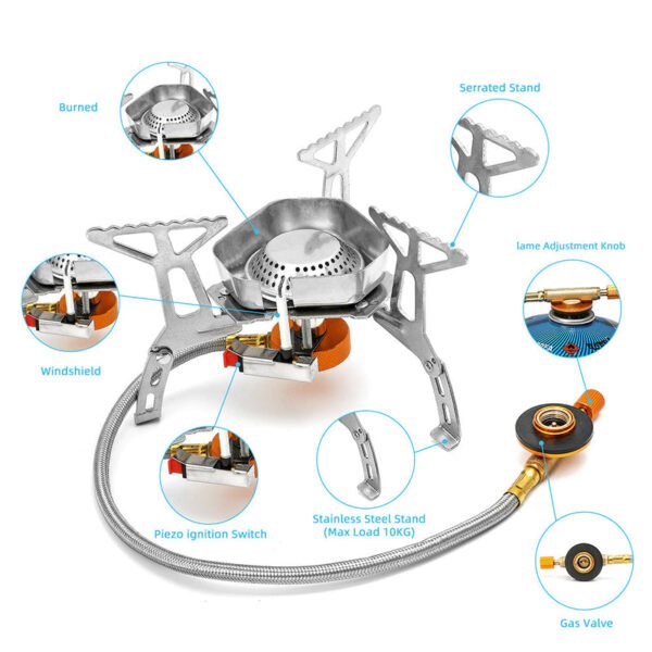 Portable Windproof Camping Gas Stove